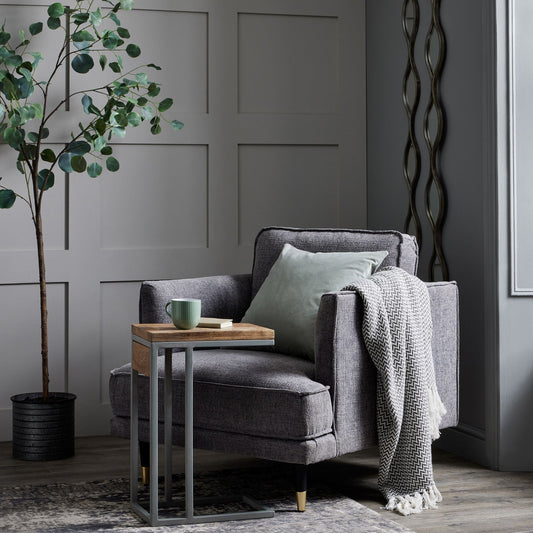 Modern Grey Armchair