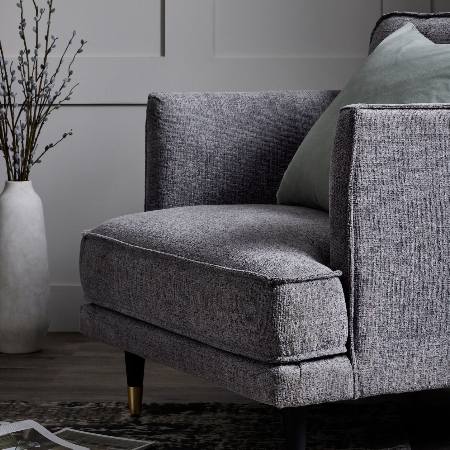 Modern Grey Armchair