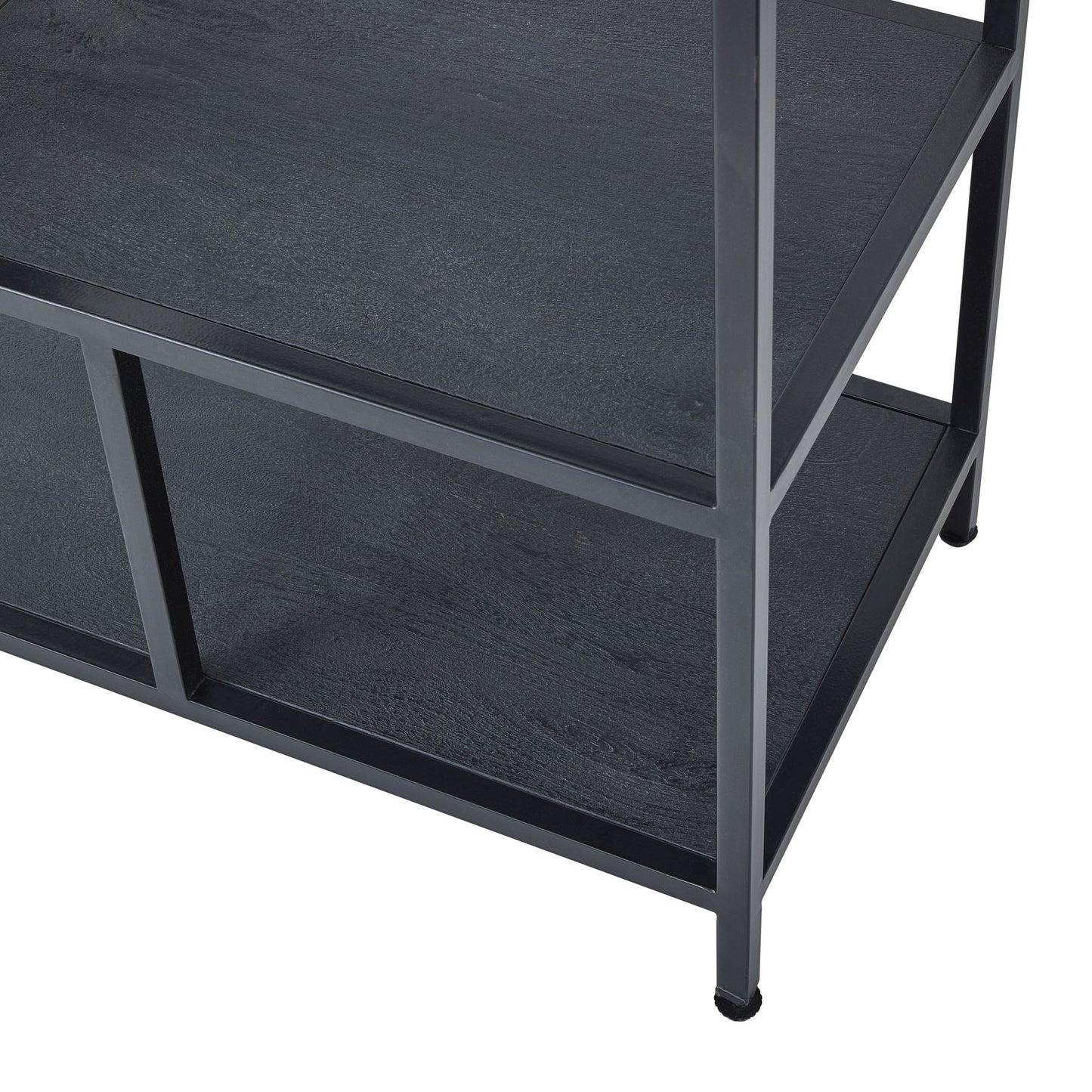 Black Industrial Shelving Unit