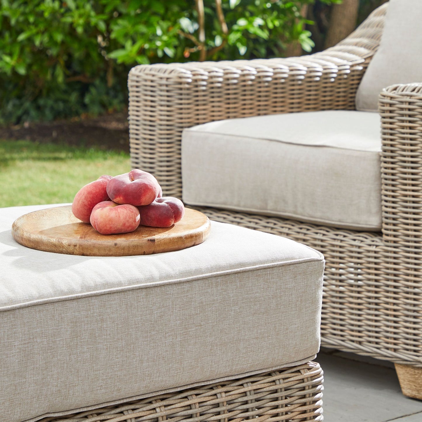 Carbis Bay Outdoor Footstool