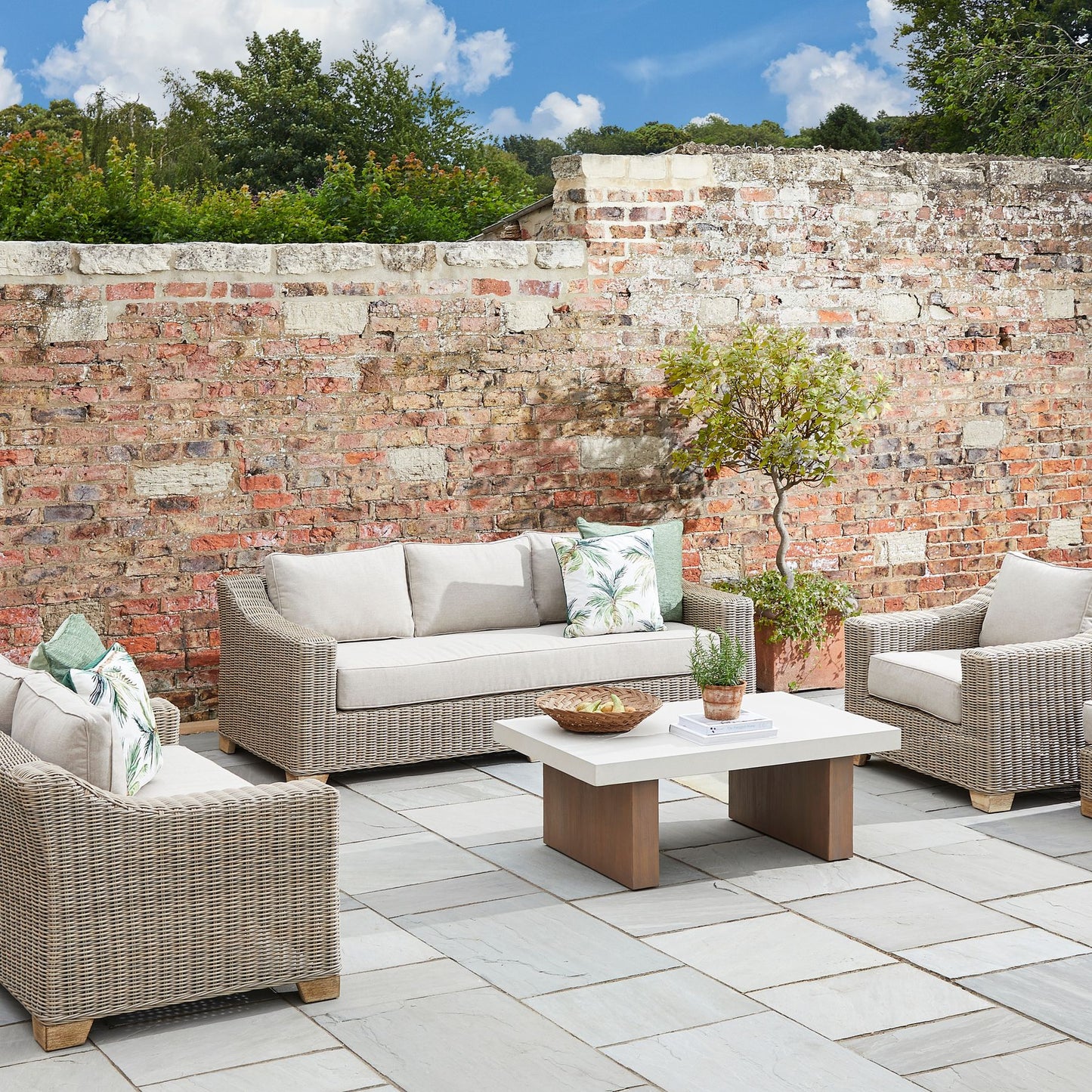 Carbis Bay Outdoor Three Seater Sofa