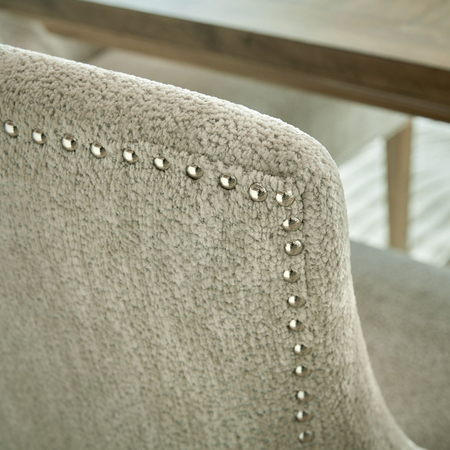 Studded Wing Back Dining Chair