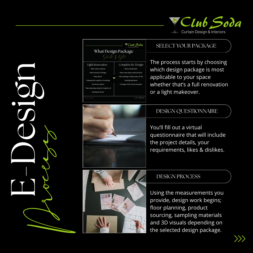 E-Design Services - Club Soda Interiors - UK Only